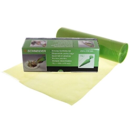 CHRselect Poches à Douilles Jetables | Schneider Vertes | 470mm | Rouleau de 100