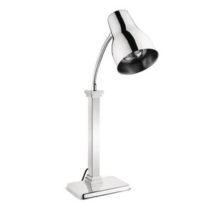 CHRselect Lampe Chauffante sur Pied | INOX | 250W | 670(h)mm | Sans Ampoule