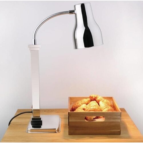 CHRselect Lampe Chauffante sur Pied | INOX | 250W | 670(h)mm | Sans Ampoule