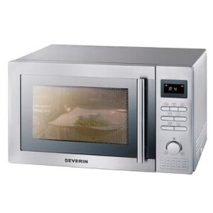 Emga Micro-ondes Inox | Grill et Four à Convection | 2400W | 520x460x(h)310mm