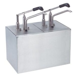 Emga Distributeur de Sauces INOX | Complet 2x1/6GN
