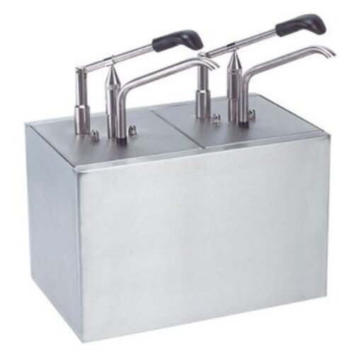 Emga Distributeur de Sauces INOX | Complet 2x1/6GN