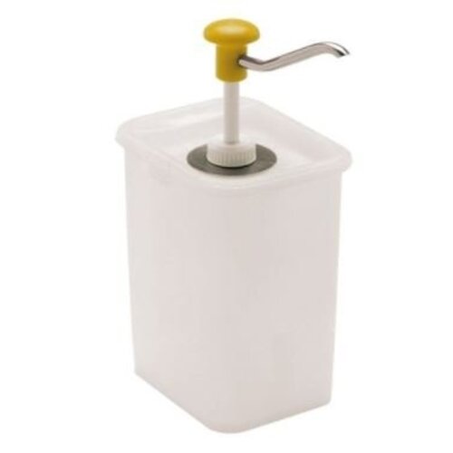 Emga Distributeur de Sauces Plastique | 3 Litres | Avec Pompe Emga Distributeur de Sauces Plastique | 3 Litres | Avec Pompe