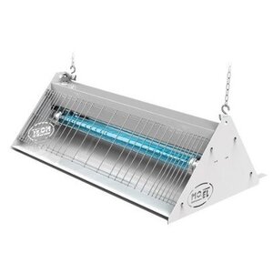 Emga Désinsectiseur Inox | 80W | Deux Tubes au Neon | Rayon d'Action 850m² Emga Désinsectiseur Inox | 80W | Deux Tubes au Neon | Rayon d'Action 850m²