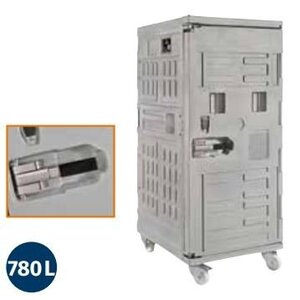 Linum Container Isotherme Serie Cargo | Avec Roues | 780 Litres |800x1000x(h)1950 mm Linum Container Isotherme Serie Cargo | Avec Roues | 780 Litres |800x1000x(h)1950 mm