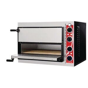 Gastro M Four à Pizza Inox | Gastro M PISA | 2 Pizzas Ø320mm | 230V | 568x500x430(h)mm