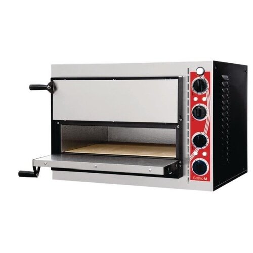 Gastro M Four à Pizza Inox | Gastro M PISA | 2 Pizzas Ø320mm | 230V | 568x500x430(h)mm