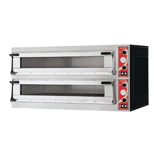 Gastro M Four à Pizza Inox | Gastro M Naples | 2x 6 Pizza Ø350mm | 18kW/400V | 1360x954x865(h)mm Gastro M Four à Pizza Inox | Gastro M Naples | 2x 6 Pizza Ø350mm | 18kW/400V | 1360x954x865(h)mm
