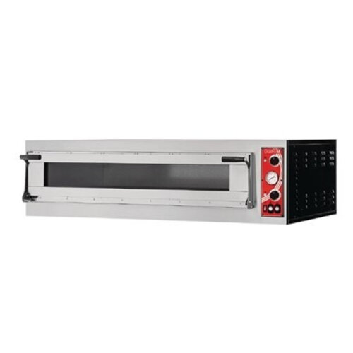 Gastro M Four à Pizza Inox | Gastro M Naples | 6 Pizza Ø350mm | 9kW/400V | 1360x954x413(h)mm