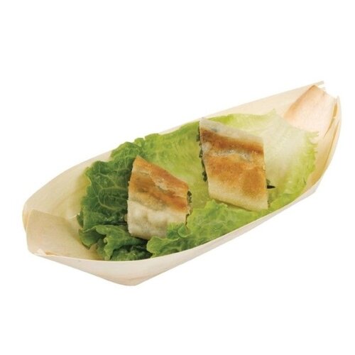 Fiesta Plats en Bouleau Pirogue | 190mm | Lot de 100