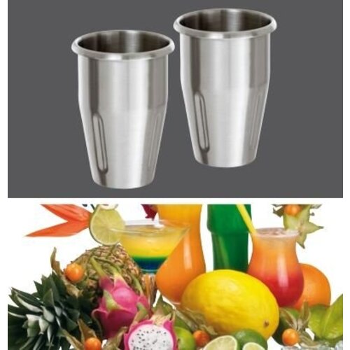 Bartscher Mixer à Boissons Inox Double | 2x700ml | 800W | PROMOTION XXL!