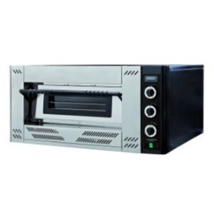 Combisteel Four à Pizza Inox sur Gaz | 9 Pizzas de Ø300mm | Gaz 27kW/ 230V | 1305x1362x560(h)mm