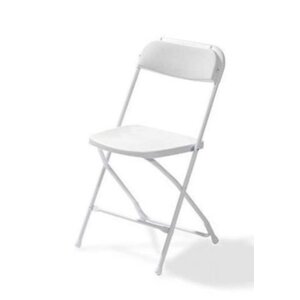 CHRselect Chaise Pliante Blanche | 550x440x(h)800mm | Lot de 20 Pièces
