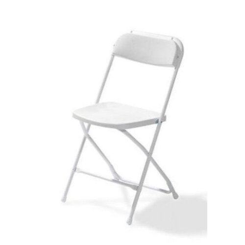 CHRselect Chaise Pliante Blanche | 550x440x(h)800mm | Lot de 20 Pièces