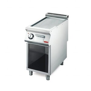Gastro M Fry-Top Électrique INOX | Plaque Lisse | 5,4kW/400V | Gastro M | 700x400x850(h)mm
