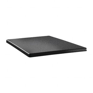 Topalit Plateau de Table Carré | Topalit Classic Line | Anthracite | Disponible en 3 tailles