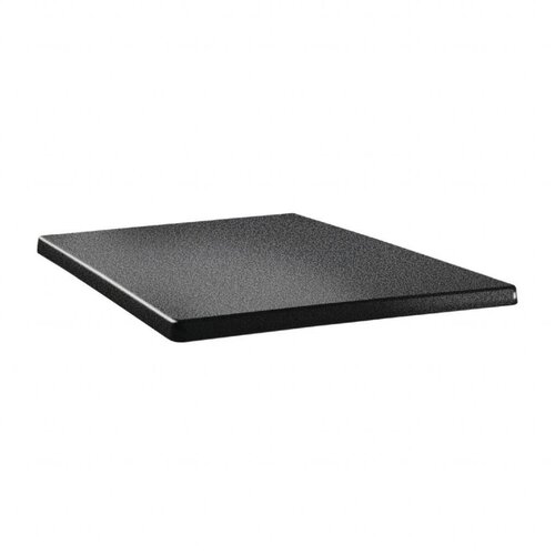 Topalit Plateau de Table Carré | Topalit Classic Line | Anthracite | Disponible en 3 tailles
