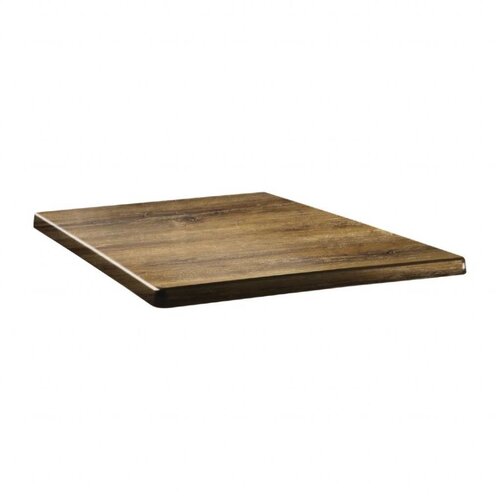 Topalit Plateau de Table Carré | Topalit Classic Line | Atacama Cherry | Disponible en 3 tailles