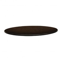 Plateau de Table Rond | Topalit Smartline | 80cm | Wengé