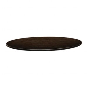 Topalit Plateau de Table Rond | Topalit Smartline | 80cm | Wengé