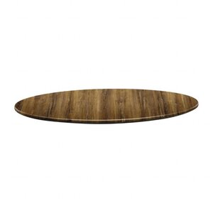 Topalit Plateau de Table Rond | Topalit Smartline | 80cm | Atacama Cherry