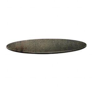 Topalit Plateau de Table Rond | Topalit Smartline | 80cm | Béton