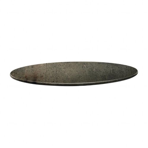 Topalit Plateau de Table Rond | Topalit Smartline | 80cm | Béton