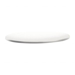 Topalit Plateau de Table Rond | Topalit Classic Line | Blanc Pur | Disponible en 3 tailles