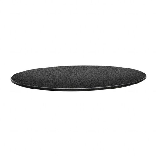 Topalit Plateau de Table Rond | Topalit Smartline | 80cm | Anthracite