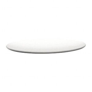 Topalit Plateau de Table Rond | Topalit Smartline | 70cm | Blanc Pur