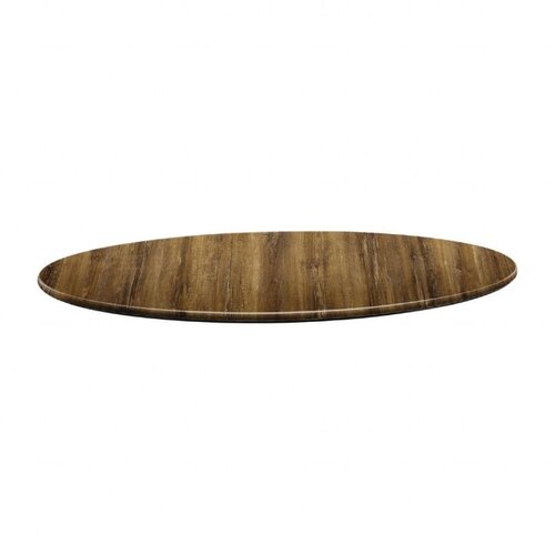 Topalit Plateau de Table Rond | Topalit Smartline | 70cm | Atacama Cherry