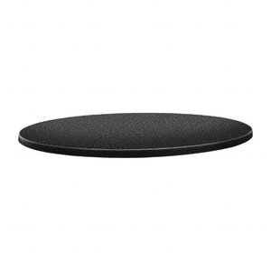 Topalit Plateau de Table Rond | Topalit Classic Line | Anthracite | Disponible en 3 tailles