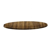 Plateau de Table Rond | Topalit Classic Line | Atacama Cherry | Disponible en 3 tailles