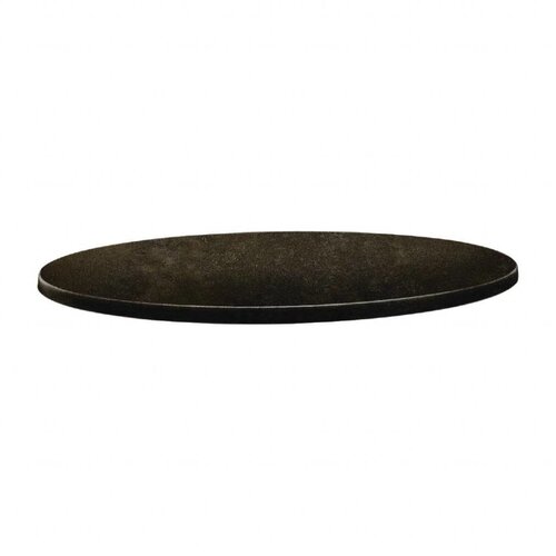 Topalit Plateau de Table Rond | Topalit Classic Line | Cyprus Métal | Disponible en 3 tailles