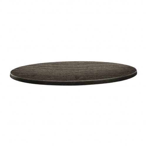 Topalit Plateau de Table Rond | Topalit Classic Line | Timber | Disponible en 3 tailles