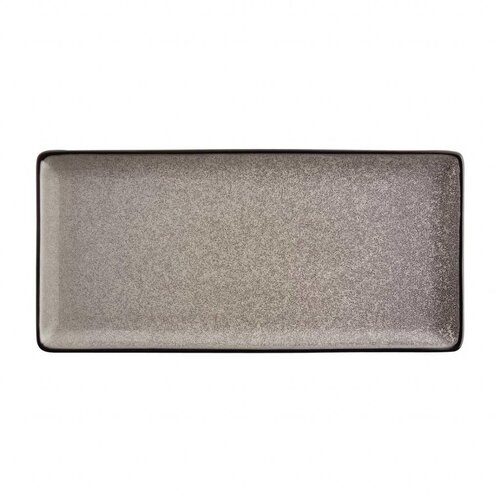 Olympia Assiettes Rectangulaires Olympia Mineral | 160x335mm | Lot de 4