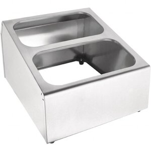 Vogue Support Bacs GN  | Carré | 2x GN 1/3 ou 4x GN 1/6