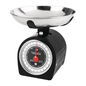 Weightstation Balance Mécanique | Noire | Weighstation | 5Kg | 205(Ø)mm Weightstation Balance Mécanique | Noire | Weighstation | 5Kg | 205(Ø)mm