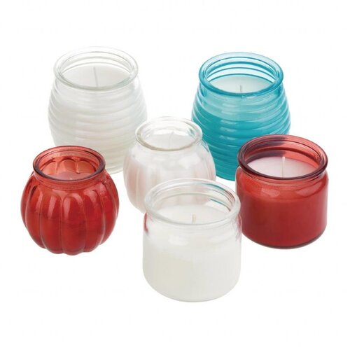 Olympia Bougies Ruche Transparentes | 24 Hrs | Lot de 12