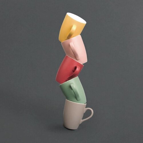 Olympia Mug Pastel Mat en Porcelaine Olympia | 320ml | Disponibles en 4 Couleurs