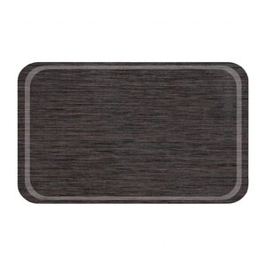 Roltex Plateau Coins Arrondis | Mélamine | Roltex Euronorme | Antidérapant | 530X370mm | Wengé