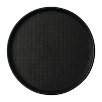 Plateau Antidérapant | Roltex Blackline | Rond | 310mm | Noir