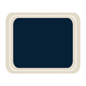 Roltex Plateau de Service en Mélamine | Roltex Cafétéria | 420X320mm | Disponible en 3 couleurs
