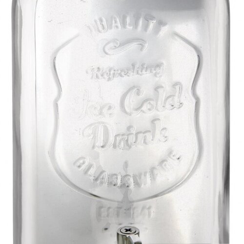 Olympia Distributeur de Boissons en Verre| 3,6 Litres | Fermeture Métallique