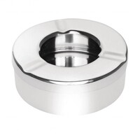 Cendrier Inox | Anti-Vent | Ø90mm |Lot de 6