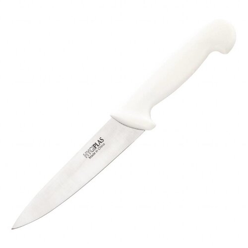 Hygiplas Couteau de Cuisinier INOX - Hygiplas | Blanc | 160mm