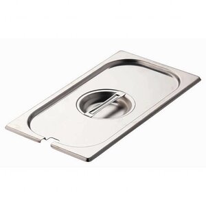 Gastro M Couvercle Inox avec Encoche | GN 1/3 | Gastro M