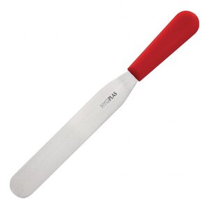 Hygiplas Couteau Spatule Droit INOX - Hygiplas | Rouge | 205mm