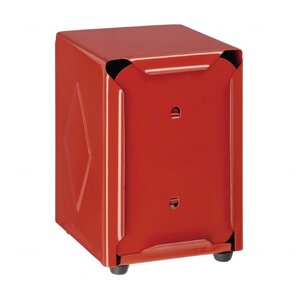 Olympia Distributeur de Serviettes | Inox Rouge | 107x90x120(h)mm