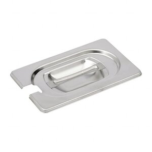 Gastro M Couvercle Inox avec Encoche | GN 1/9 | Gastro M